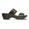 Revere Ibiza - Women's Slide Sandal - Ibiza Black Side