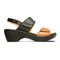 Revere Rosario - Women's Backstrap Sandal - Rosario Black/Tan Side