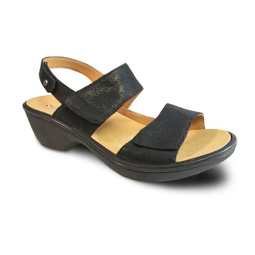 Revere Rosario - Women's Backstrap Sandal - Rosario Black Lizard