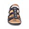 Revere Toledo Backstrap Leather Sandals - on Sale - Women's - Black - Front