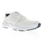 Propet Stability X Men's Walking Shoe - White/navy - angle main