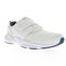 Propet Stability X Strap Men's Walking Shoe - White/navy - angle main