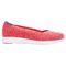 Propet TravelFit Flex Womens Casual - Watermelon - out-step view