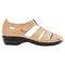 Propet April Womens Sandal - Oyster - out-step view