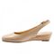 Trotters Lenore Women's Slingback Wedge - Nude - inside