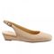 Trotters Lenore Women's Slingback Wedge - Nude - outside