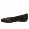 Trotters Samantha Women's Comfort Flats - Black Micro - inside