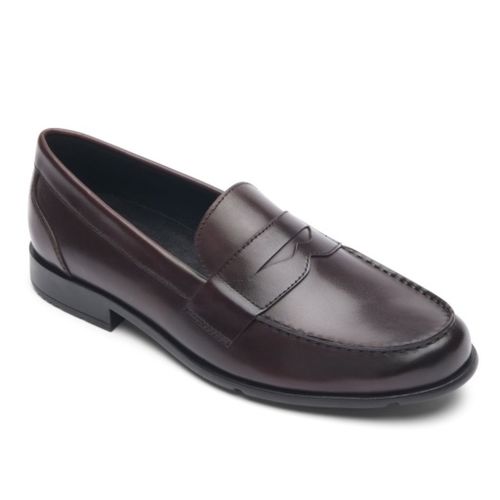 Rockport Men's Classic Penny Loafers - Burgundy - 1