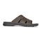 Rockport Darwyn Slide - Men's Sandal - Brown Leather - Side