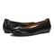 Vionic Spark Caroll - Women's Ballet Flat - Black-Croc - pair left angle