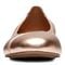 Vionic Spark Caroll - Women's Ballet Flat - Rose Gold Metallic - 6 front view