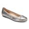 Vionic Spark Caroll - Women's Ballet Flat - Pewter Metallic 1 profile view