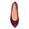 Vionic Gem Gramercy - Women's Ballet Flat - Merlot - 3 top view