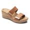 Vionic Pepper Women's Wedge Slip-on Sandal - Tan Snake - 1 main view