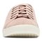 Vionic Sunny Brinley - Women's Water Resistant Suede Sneaker - Light Pink - 6 front view