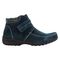 Propet Delaney Strap Women's Hook & Loop Boots - Navy - Outer Side