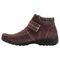 Propet Delaney Strap Womens Boots - Brown - instep view