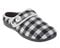 Vionic Sadie Women's Adjustable Strap Orthotic Slippers - Grey Plaid