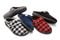 Vionic Sadie Black Grey Plaid Red Plaid
