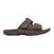 Dunham Newport Slide - Men's Sandal - Dark Brown - Side