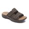 Dunham Newport Slide Cushioned Comfort with Arch Support Men's Slide - Dark Brown - 2