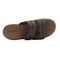 Dunham Newport Slide - Men's Sandal - Dark Brown - Top