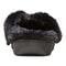 Vionic Indulge Gracie Plush Women's Slipper - Black - 5 back view