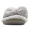 Vionic Indulge Gracie Plush Women's Slipper - Light Grey - 6 front view