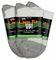 Loose Fit Stays Up - 3 Pack - Men's / Women's Wide Sock - White / Ankle