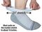 Loose Fit Stays Up - 3 Pack - Men's / Women's Wide Sock - Black / Ankle 4
