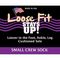 Loose Fit Stays Up - 3 Pack - Men's / Women's Wide Sock - Black / Crew 2