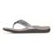 Vionic Tide Aloe Women's Orthotic Sandals - Pewter Metallic - 2 left view