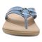 Vionic Tide Aloe Women's Orthotic Sandals - Blue Shadow - Front