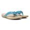 Vionic Tide Aloe Women's Orthotic Sandals - Lake Blue - Pair