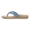 Vionic Tide Aloe Women's Orthotic Sandals - Blue Shadow - Left Side