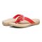 Vionic Tide Aloe Women's Orthotic Sandals - Poppy - pair left angle