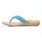 Vionic Tide Aloe Women's Orthotic Sandals - Lake Blue - Left Side