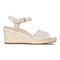 Vionic Ariel Women's Wedge Supportive Sandal - Nude - 4 right view
