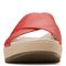 Vionic Hayden Women's Platform Slip-on Sandal - Cherry - 6 front view