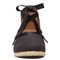 Vionic Kaitlyn Women's Wedge Orthotic Sandal - Black - 6 front view