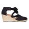 Vionic Kaitlyn Women's Wedge Orthotic Sandal - Black - 4 right view
