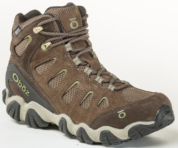 Oboz Men's Sawtooth II Mid Waterproof Boot - DRY Canteen / Mayfly Green 34