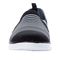 Propet TravelFit Slipon Womens Active Travel - Black/Grey - front view