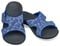 Spenco Wave Slide Women's Supportive Sandal - Navy - Pair