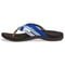 Spenco Triple Strap Women's Comfort Sandal - Blue/Silver - In-Step