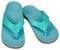 Spenco Yumi 2 Croco Women's Orthotic Sandal - Turquoise - Pair