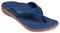 Spenco Yumi 2 Croco Women's Orthotic Sandal - Patriot Blue - Profile main