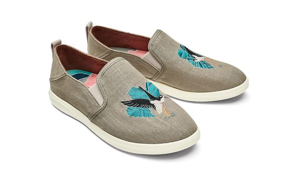 Olukai Haleiwa Pai Women's Slip On Shoes - Silt / Aeo - Pair
