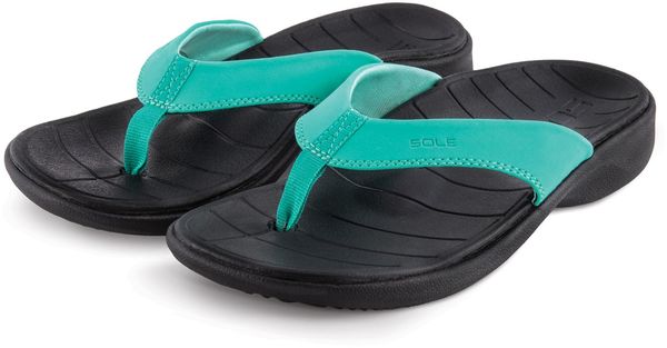 SOLE Women's Catalina Sport Flip - Teal - Alt-front