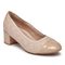 Vionc Ruby Women's Block Heel Dress Shoe - Nude - 1 profile view